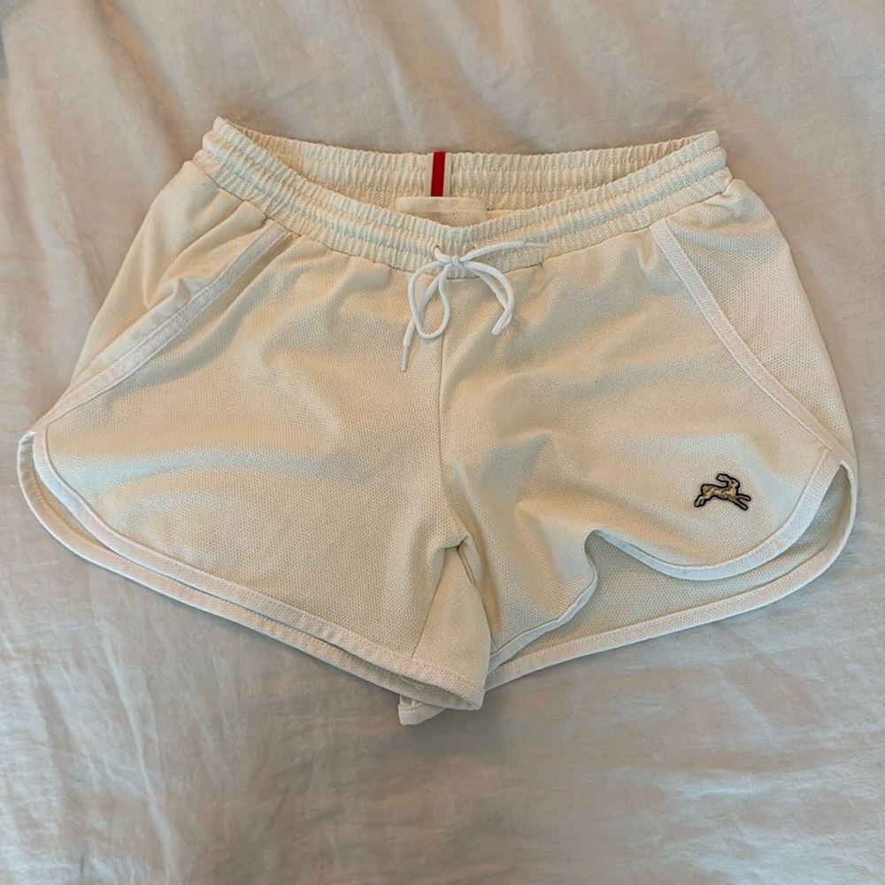 Tracksmith ivory shorts XS